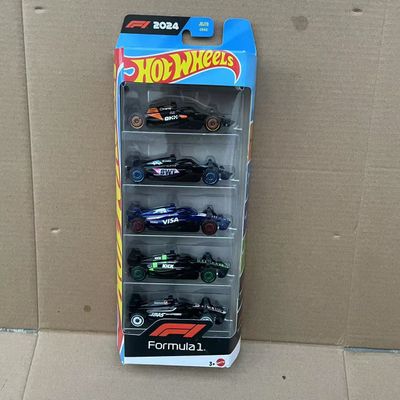 1:64 Hot Wheels F1 Set of 5 Diecast Racing Car Model_img_1