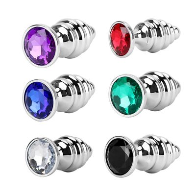 Jewelry Metal Butt Plug Thread Anal Plug Anus Dilator Prostate Massager Anal Beads Sex Toys For Women Man Gay Adult Products_img_1