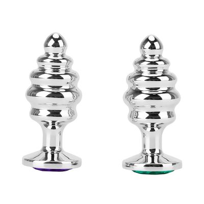 Jewelry Metal Butt Plug Thread Anal Plug Anus Dilator Prostate Massager Anal Beads Sex Toys For Women Man Gay Adult Products_img_2
