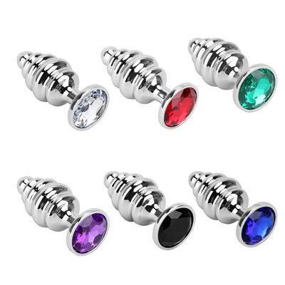 Jewelry Metal Butt Plug Thread Anal Plug Anus Dilator Prostate Massager Anal Beads Sex Toys For Women Man Gay Adult Products_img_5