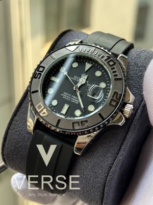 Rolex Yacht Master AA Silver color Silicone belt_img_0