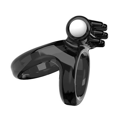 Penis Ring Enlargement Soft Silicone Tentacle Vibration Time Delay Rings Couple Lover Male Sexy Dual Ring Sex Toys for Men_img_4