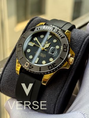 Rolex Yacht Master AA Silver color Silicone belt_img_0