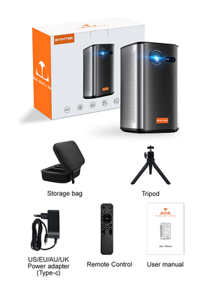 BYINTEK P70 Projector Mini DLP Android Smart Wifi 3D Portable Outdoor 4K_img_2