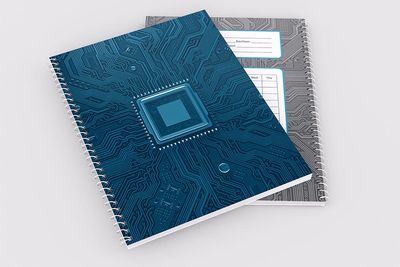 Circuit Design (Blue) 200 Page Notebook_img_2