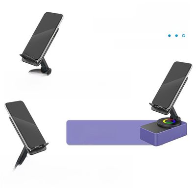 Mobile Phone Holder Bluetooth Speaker Four-In-One Rotating Foldable Lazy Live Broadcast Desktop Tablet Holder Multi-Function_img_4