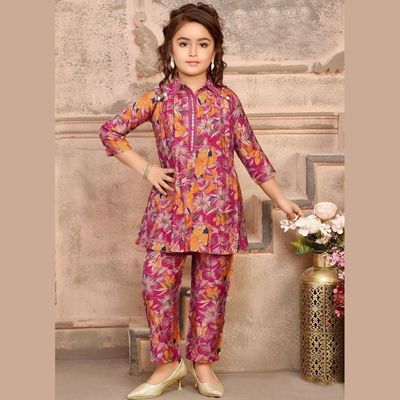 Trending Dress for Kids Girls Co Ords Sets_img_1