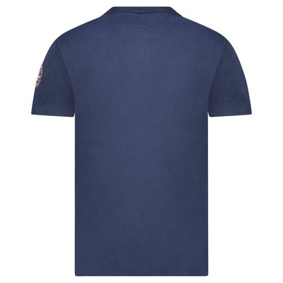 Man - Polo Short Sleeve, Flag and Badge Navy_img_1