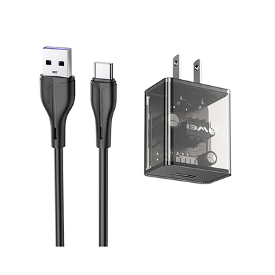 Awei C11T Transparent Adapter with Type-C Cable_img_1