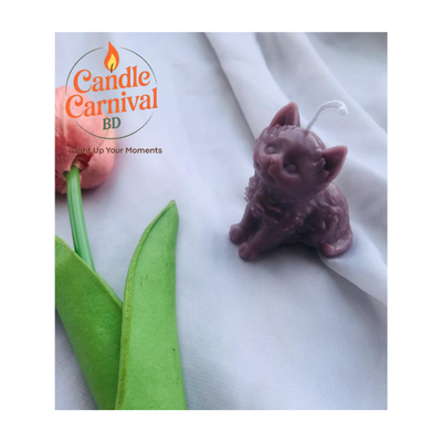 Kitty fragrance Candle purple_img_2