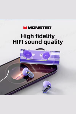 Monster XKT13 Gaming Earbuds-Lipstick Design_img_5