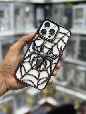 Matte 3D Spider Hollow Out Heat Dissipation Soft Case_img_0