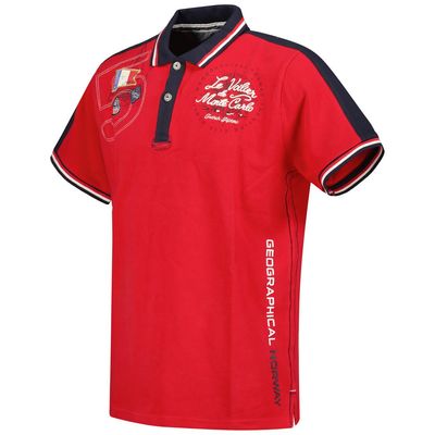 Men - Short-sleeved Polo Red Red_img_1