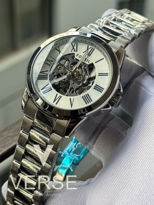 Fossil Automatic Chain White Dial AA_img_0