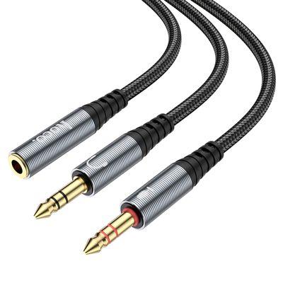 HOCO UPA21 3.5mm female to 2*3.5mm male Audio Cable Adapter_img_0