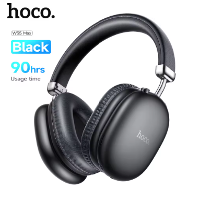 HOCO Upgraded W35 Max Bluetooth 5.3 Wireless Headphone 40mm Driver Over Ear Music Sports Earphones 800Mah With Mic HiFi Earbuds_img_0