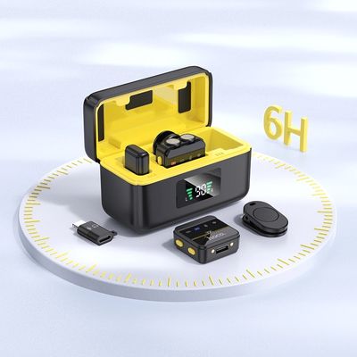 Hoco L17 Dual-Mic Magnetic Lavalier Wireless Digital Microphone (iP/Type-C)_img_5