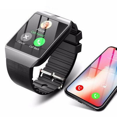 Factory direct DZ09 smart watch 1.44 touch screen card call watch sports heart rate blood pressure sleep_img_1