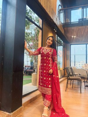 🌸 Pakistani Aspire Three Piece 🌸All Over Sequins Embroidery with Pearl Touch ✨_img_1