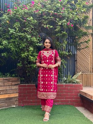🌸 Pakistani Aspire Three Piece 🌸All Over Sequins Embroidery with Pearl Touch ✨_img_5