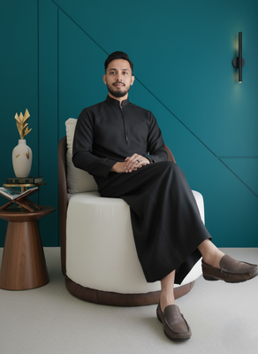 The Monochrome Collection: Premium Indonesian style Thobe_img_1