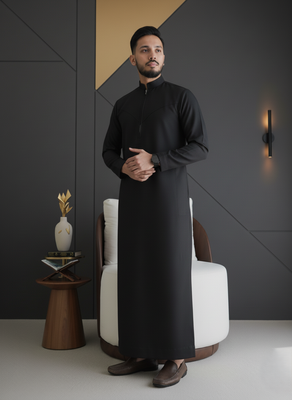 The Monochrome Collection: Premium Indonesian style Thobe_img_3