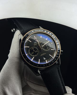 Omega Speedmaster Black Bezel Nato Strap Semi AAA grade_img_0