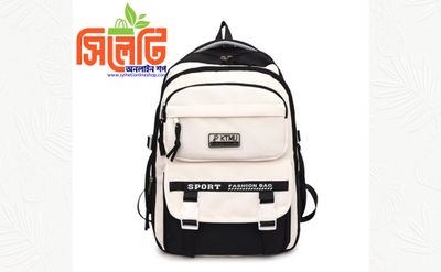 Academy Style School Bag Book Bag Lightweight College Student Backpack(Black)_img_0