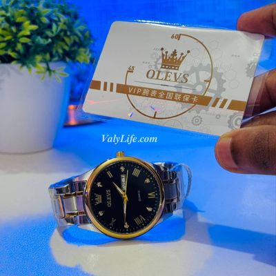 Olevs 5563 Stainless Steel Analog Wrist Watch For Men_img_0