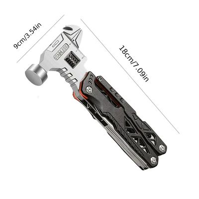 Adjustable Wrench Multi tool Hammer, 18-in-1 All in One Survival Tools_img_11