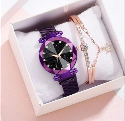 New fashionable magnet chain watches for women's_img_1
