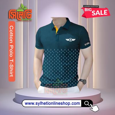Cotton Polo Shirt For Men's_img_0