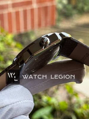 BVLGARI MATT CASE BROWN BELT WHITE DIAL SWEEP_img_1