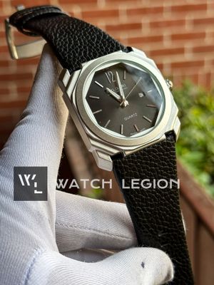BVLGARI MATT CASE BLACK BELT BLACK DIAL SWEEP_img_0