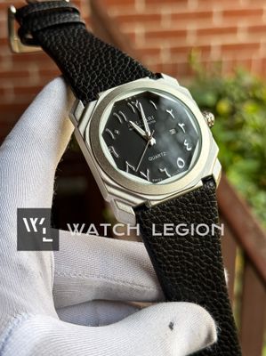 BVLGARI ARABIC MATT CASE BLACK BELT BLACK DIAL SWEEP_img_0