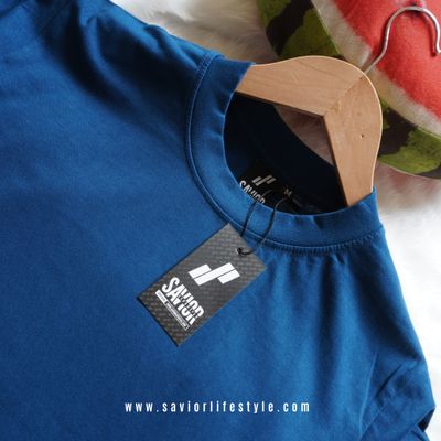 Ocean Blue Premium Half Sleeve T-Shirt – 180 GSM Unisex_img_1