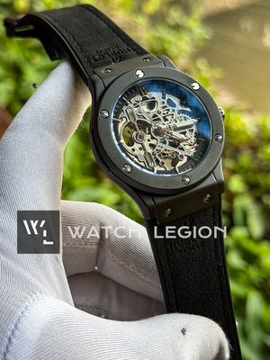 HUBLOT AUTO BLACK BELT RED STONE_img_0