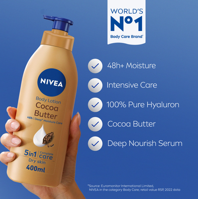 Nivea Nourishing Cocoa Body Lotion for dry skin, 400ml_img_3
