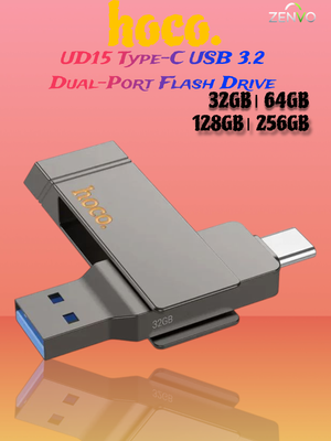 Hoco UD15 Type-C USB 3.2 Dual-Port Flash Drive 128GB_img_0