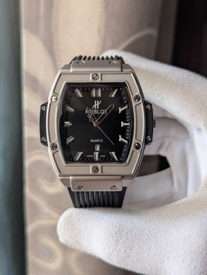 Hublot Square Black Face Quartz Watch_img_1