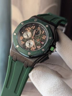 AP Chronograph Watch Green Face_img_0