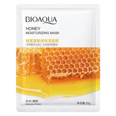 HONEY Korean Face Skin Care Moisturizing Sheet Mask Private Label Natural Plant Fruit Foil Serum Collagen Facial Mask