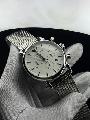 Emporio Armani Mash Chain White Dial Silver Case AA Grade_img_0
