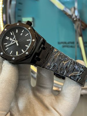 Ap Non Chronograph Full Black Waffle Dial Chain AA Grade_img_1
