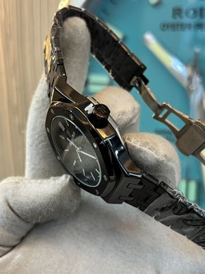 Ap Non Chronograph Full Black Waffle Dial Chain AA Grade_img_3