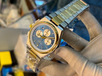 Tissot PRX Chain Twotone Blue Dial Semi AAA Grade_img_0