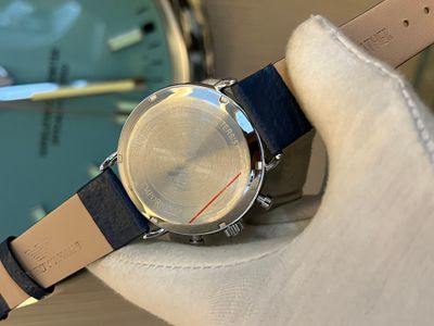 Emporio Armani Macanicco Blue Belt Silver Case AA Grade_img_1