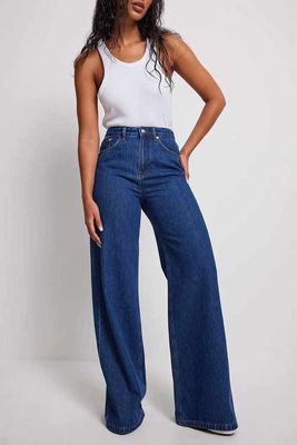 Deep Blue Wide leg Denim_img_1