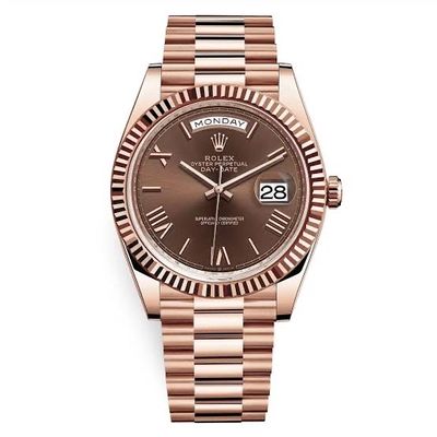 Rolex Day-Date 228235-0002 President 40mm Rose Gold Chocolate ..._img_0