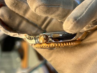 Rolex YACHT-MASTER Oyster Perpetual Date Twotone Brown Dial AAA Grade_img_1
